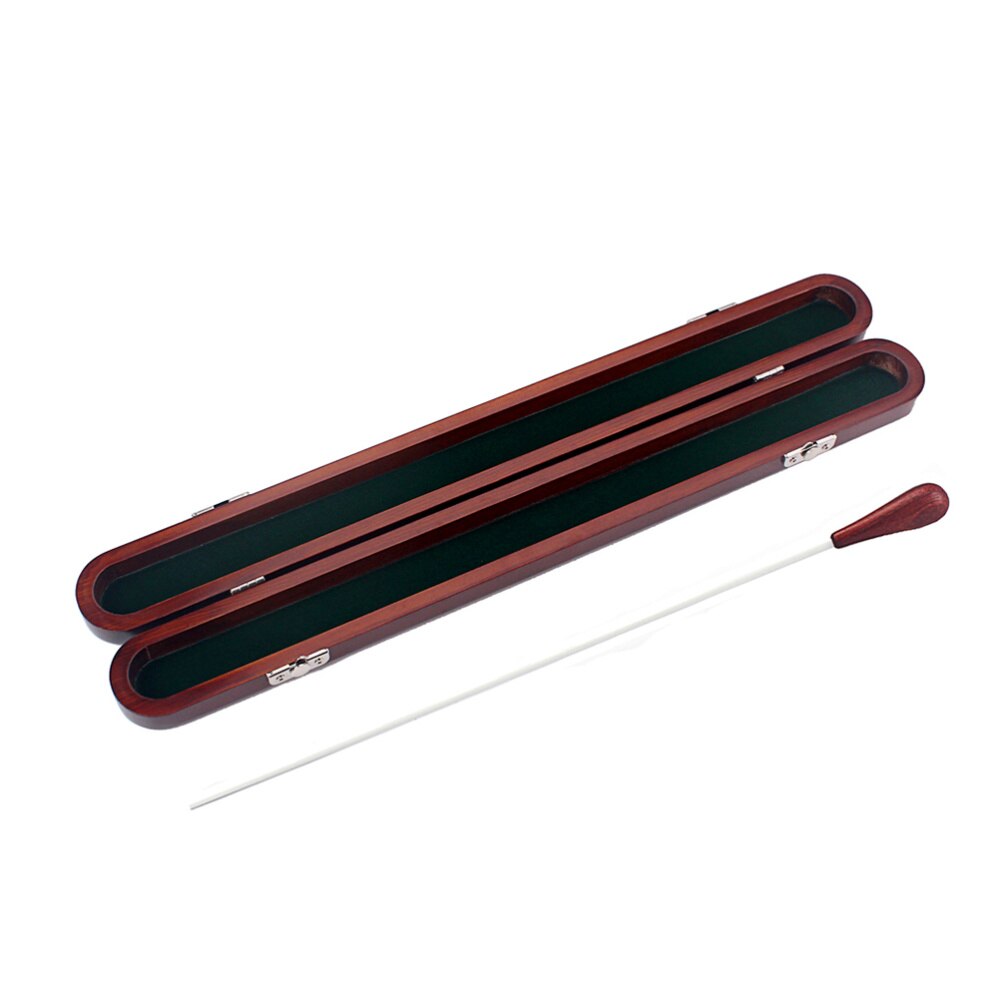 Rosewood Wooden Band Director Orchestra Conductor Conducting Baton with Storage Box R135C (Brown)