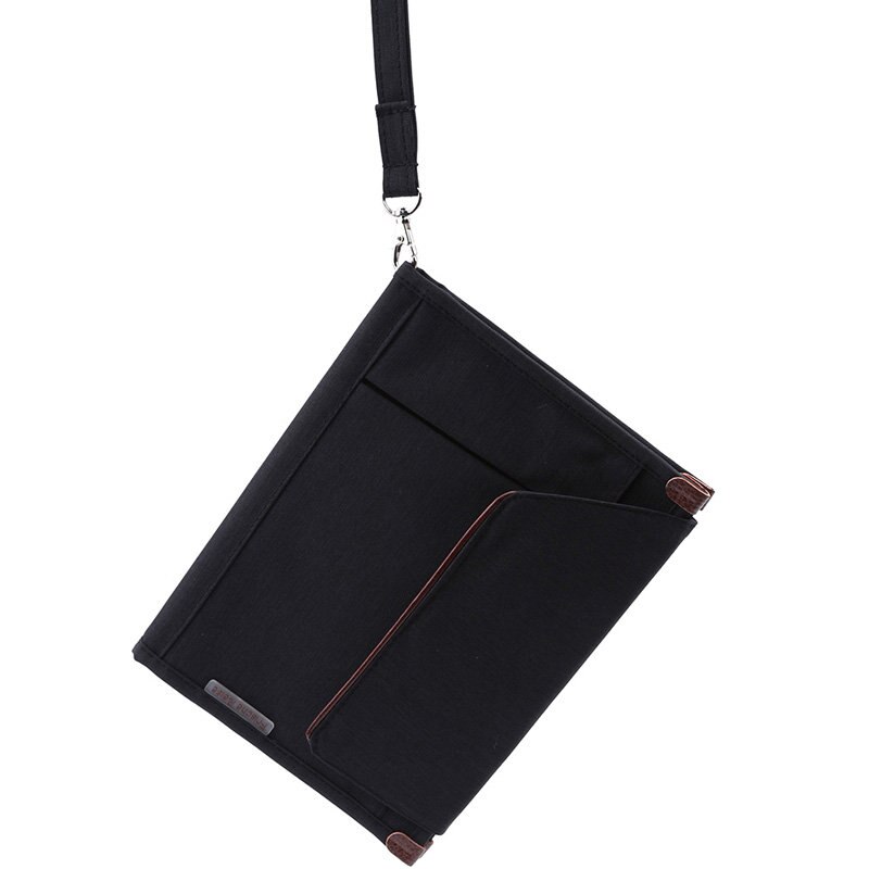 Mężczyźni wodoodporne podróży aktówka przenośny uczeń teczka Oksford aktówka notebooki robić przechowywania telefonu akcesoria podróżne: czarny