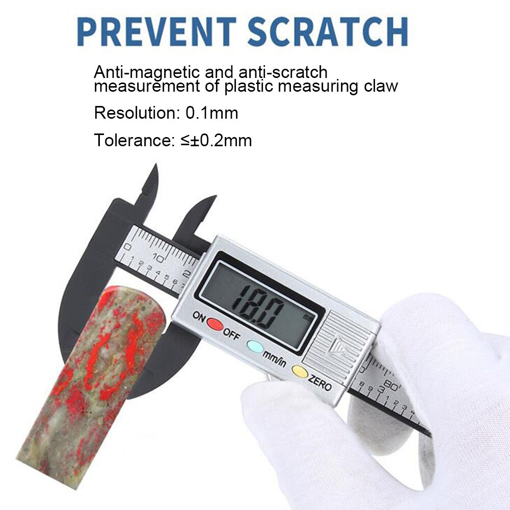 Digital Caliper Levels 6 Inch Instruments 0-150mm Micrometer Electronic Digital Vernier Caliper Woodworking Tools