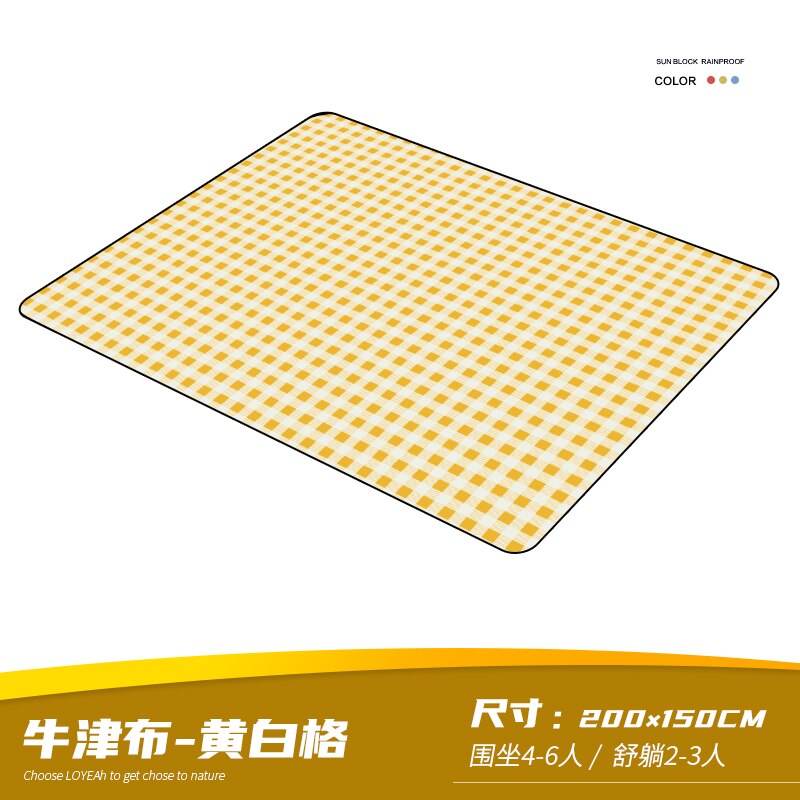 Esterilla para exteriores, utensilios de cocina para acampada, cubierta impermeable para acampada, playa, mar, accesorios de Picnic plegables, manta de Picnic portátil: Style 7
