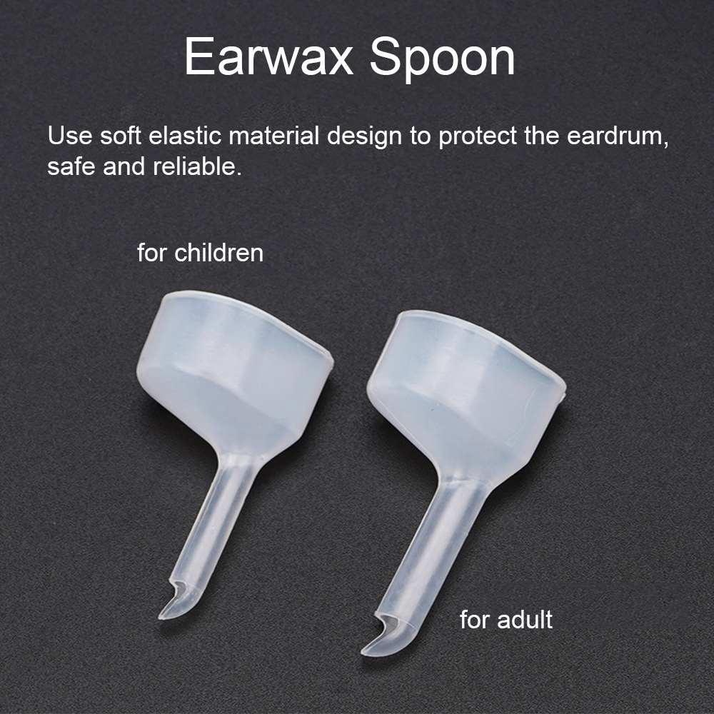LED Flashlight Ear Wax Remove Tool With 2 Suction Heads Protable Vacuum Ear Cleaner Machine Electronic Cleaning Ear Wax