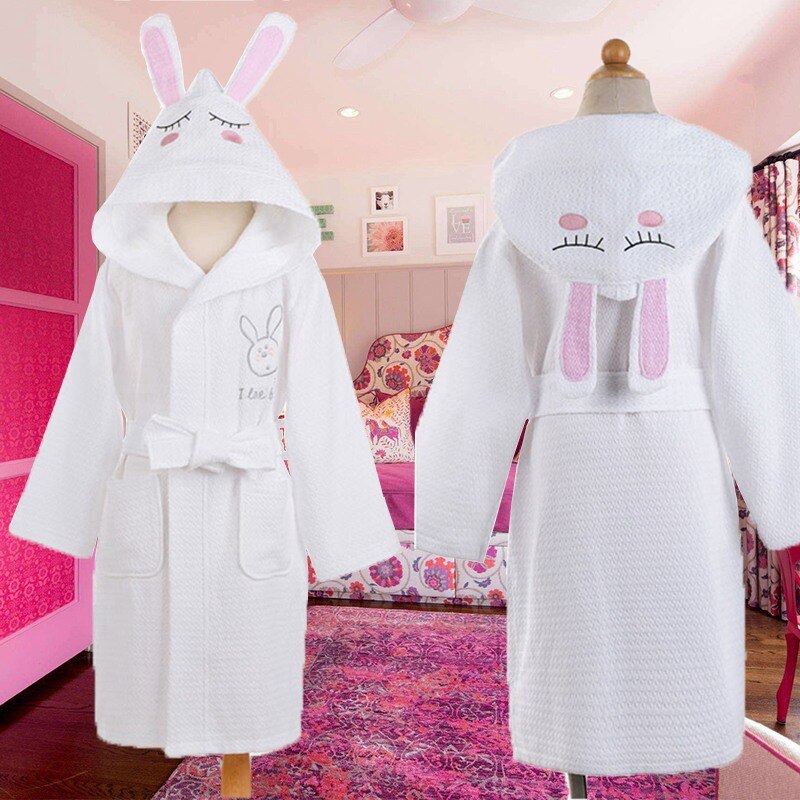 Niños albornoz con capucha niños niñas algodón enc... – Vicedeal