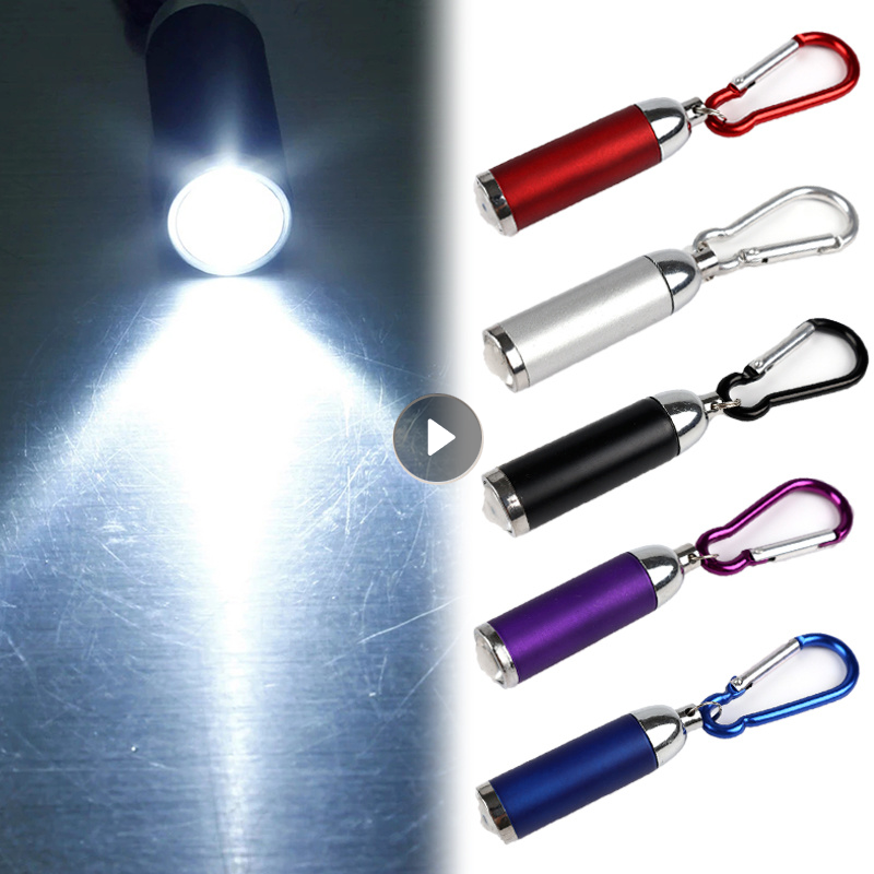 Portable Flashlight Keychain Torch Led Mini Torches Light Outdoor Waterproof Light Hiking Flashlights Keychain Decoration