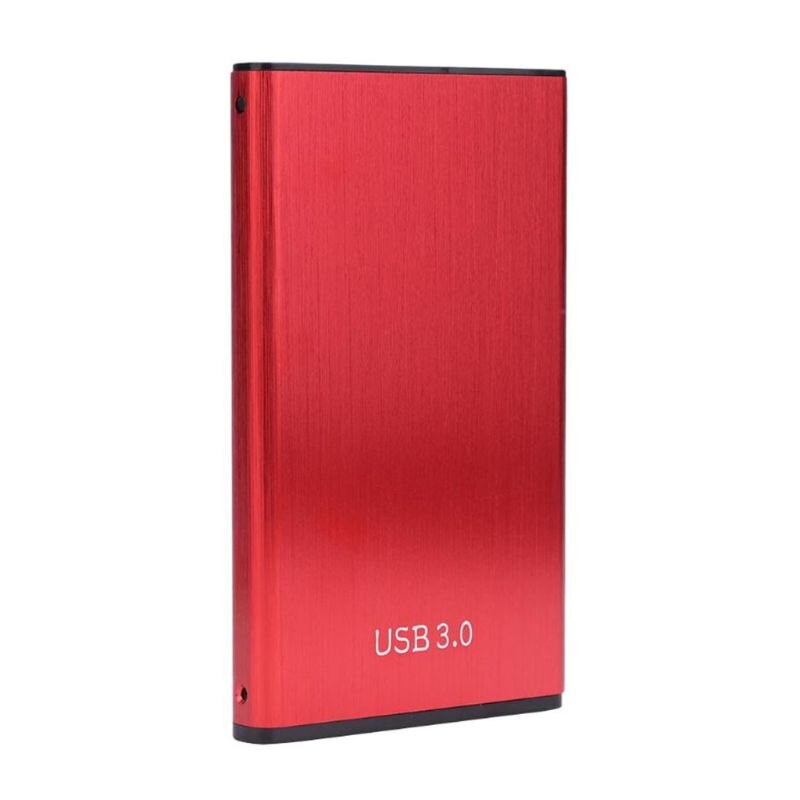 aluminium 2.5 Cal HDD obudowa na SSD SATA na USB 3.0 adapter obudowa dysku twardego: Czerwony