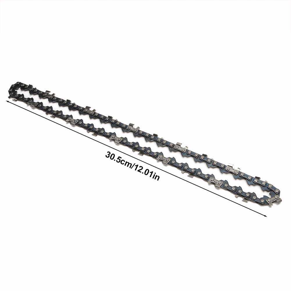12 Inch Metal Chainsaw Chain 22 Teeth 45 Drive Replacement Chainsaw Saw Chain 3/8" LP Mini Guide Saws Electric Saw Accessories: Brown