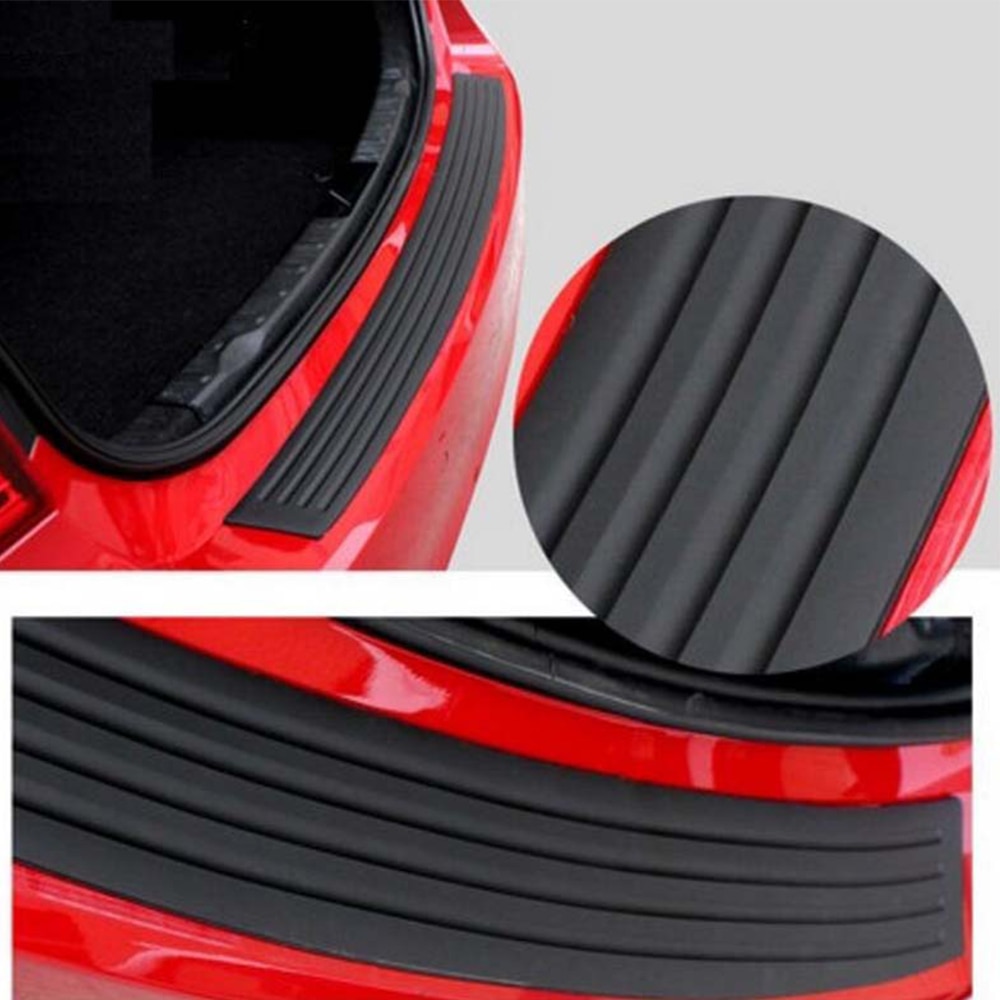 Auto Kofferbak Deur Guard Strips Protector Achterbumper Auto Guard Rubber Mouldings Pad Trim Cover Strip Styling90cm * 8 Cm