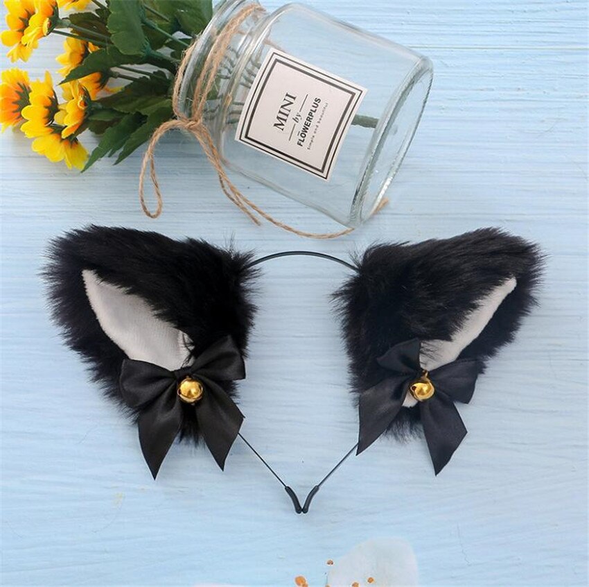 Serre-tête oreilles de renard pour femme et fille, Lolita, KC, charmant, demoiselle, fête, boîte de nuit, pince à cheveux, C359: color 5