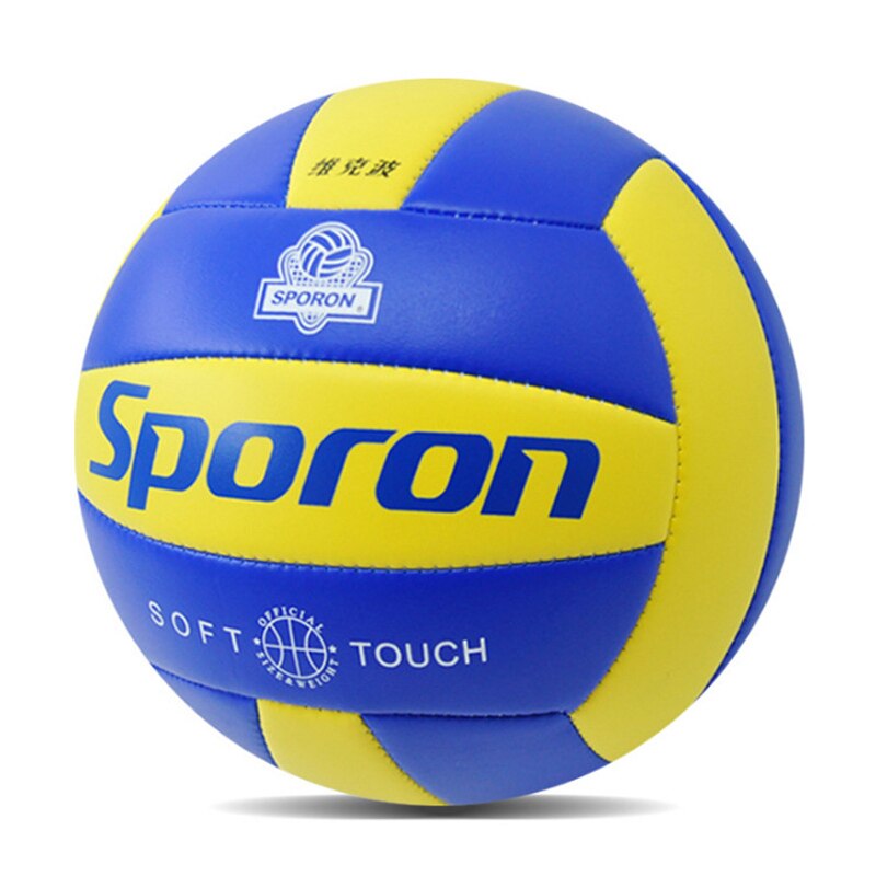 Size 5 Soft Touch Volleyball Indoor Beach Training Volleyball Balls: Blue