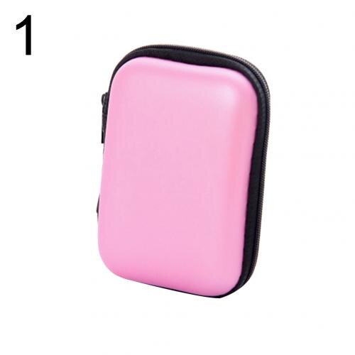 Portable Square/Rectangle Nylon Case USB Disk Earphones Storage Bag Organizer Case Charger data cable Organizer Case travel Case: 1