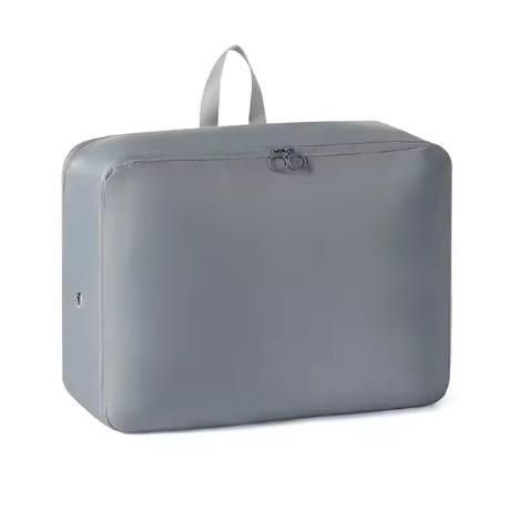 Large Capacity Travel And Family Dual-Use Down Jacket, Blanket Storage Bag, Compressed Clothing Storage Bag, Moving Packing Bag: Light Grey