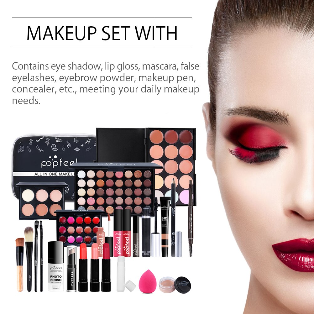 2022 make-up sæt kosmetik makeup paletter alt i ét makeup kit til ansigt øjne og læber