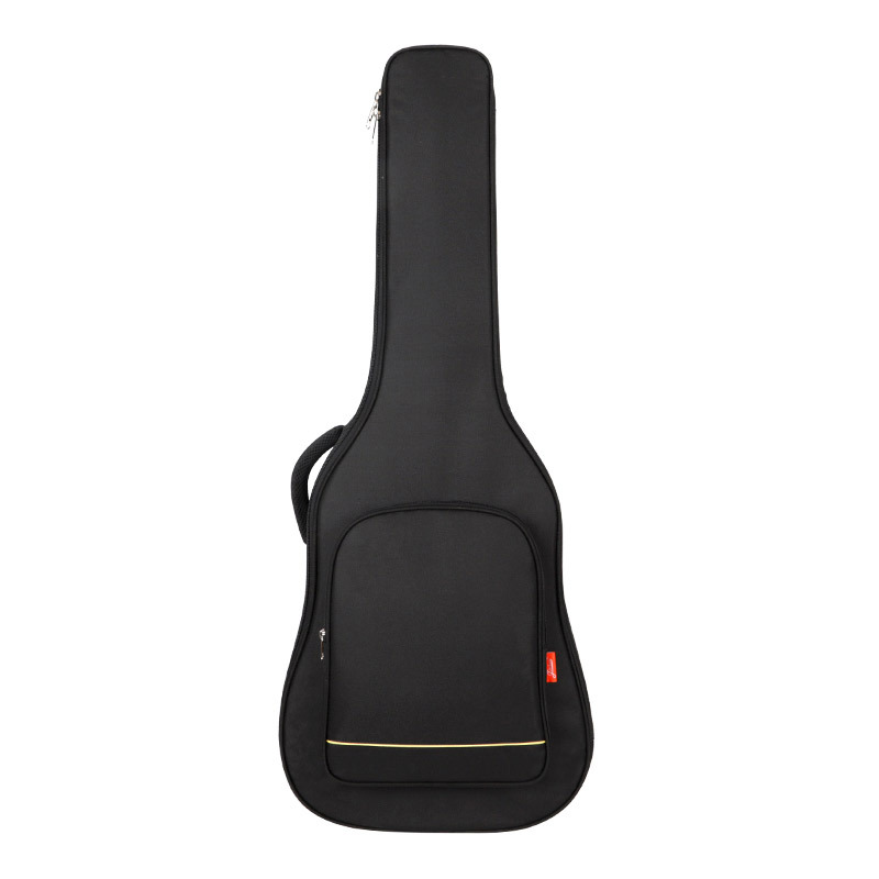 40/41 pouces guitare étui de transport Oxford tissu acoustique guitare sac étui Double bretelles rembourré guitare sac à dos étanche: Black