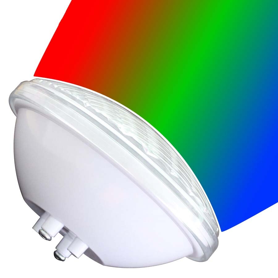 Ip68 waterdichte led onderwaterlampen 24w 36w 54w led fontein vijverlamp buitenspot par 56 rgb led zwembadlamp: Veranderlijk / Dc12v 24w