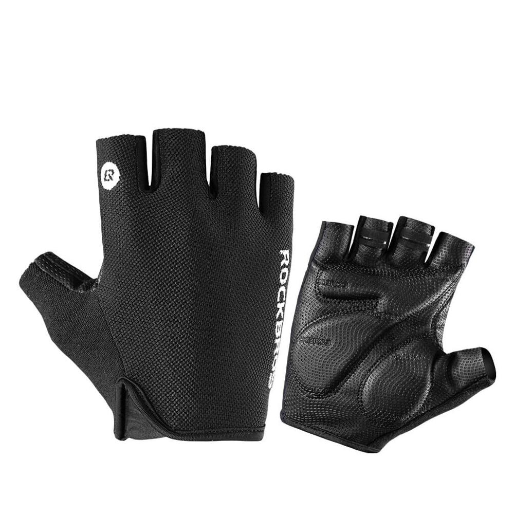 Fiets Handschoenen Half Vinger Handschoenen Mannen Vrouwen Non-Slip Ademend Luvas Mountainbike Rijden Guantes Apparatuur Fietsen Handschoenen: 02 / L