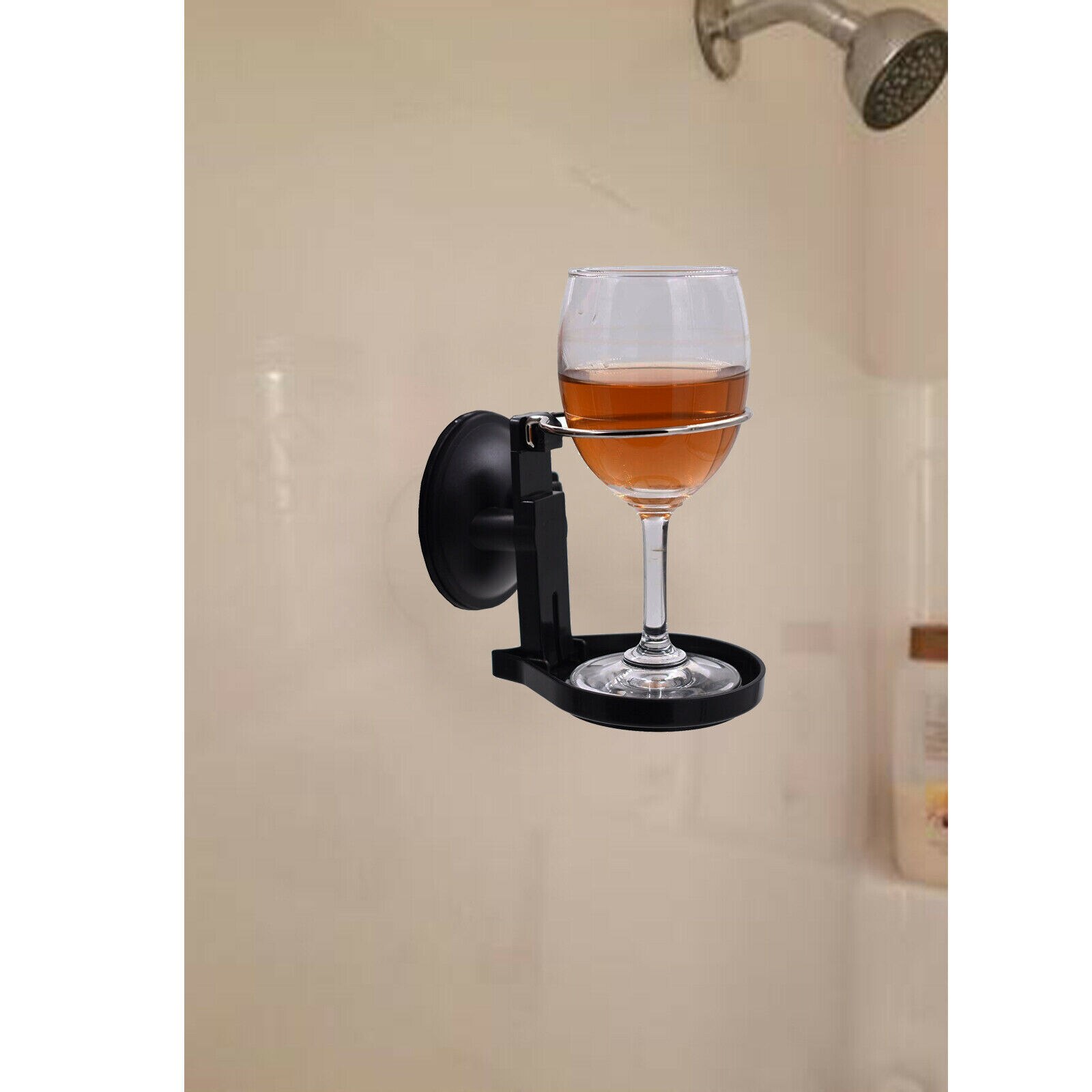 Bath & Shower Cup holder Caddy Beer & Wine Suction Cup Drink Shower Beer Holder