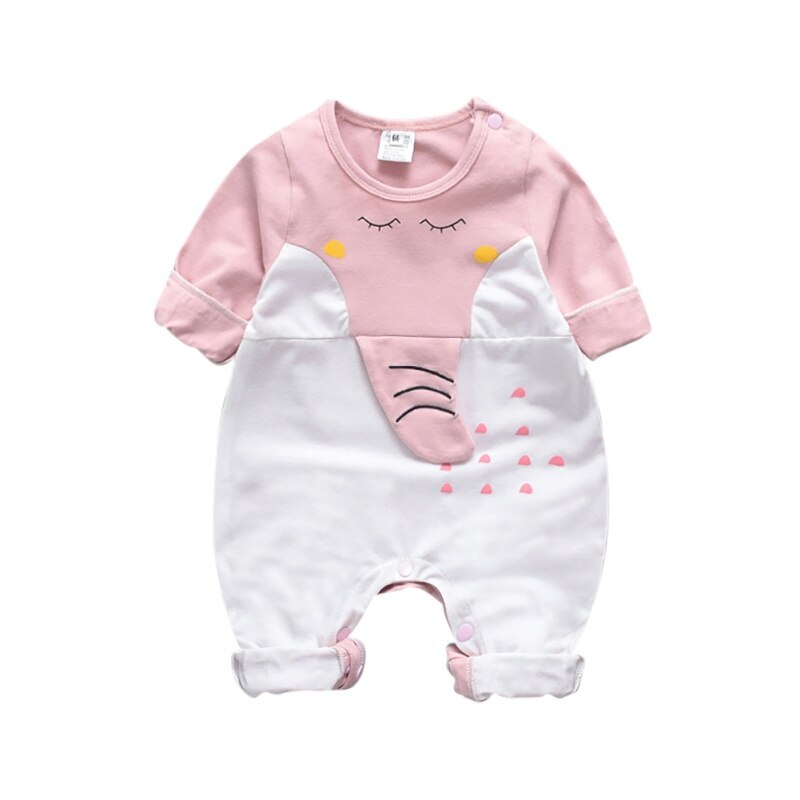 Baby Jongen Meisje Kleding Herfst Casual Cartoon Print Romper Baby Lange Mouw Kinderen Jumpsuit Outfits