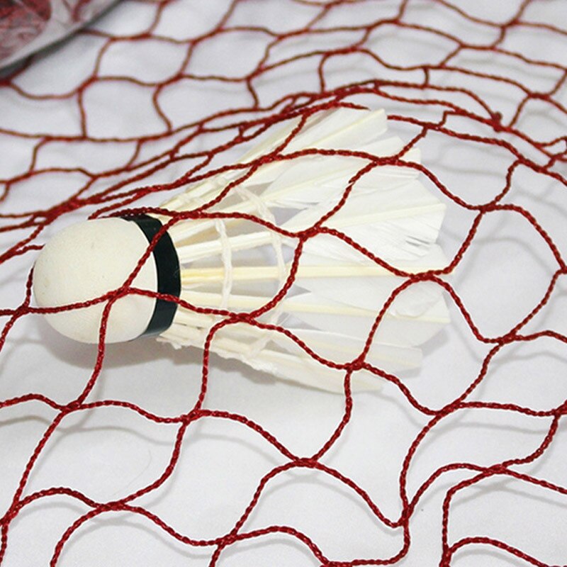Filet de Badminton portatif Standard de réseau quadrilatère de polypropylène de trou de l'amour Baxter 2.4 par la corde en Nylon