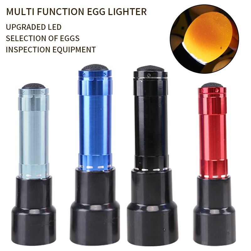 Light Egg Candler Tester for Chicken Quail Poultry Incubator Brooder Hatching Egg Tester Candling Lamp For Light Dark Hatching