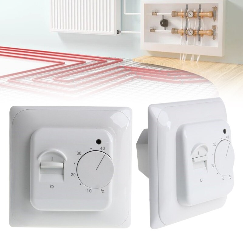 1PC Electric UnderFloor Heating Thermostat Controller Switch Floor Sensor Regulator Warm Temperature Controller
