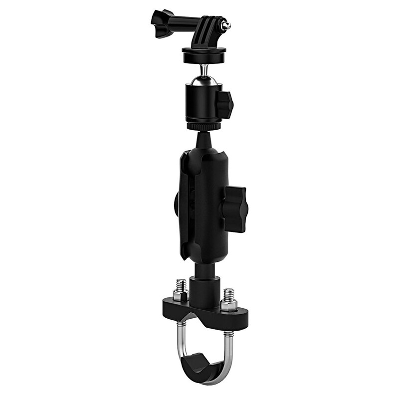 Fiets motorfiets camera houder stuur spiegel montagebeugel 1/4 metalen standaard action camera's accessoire