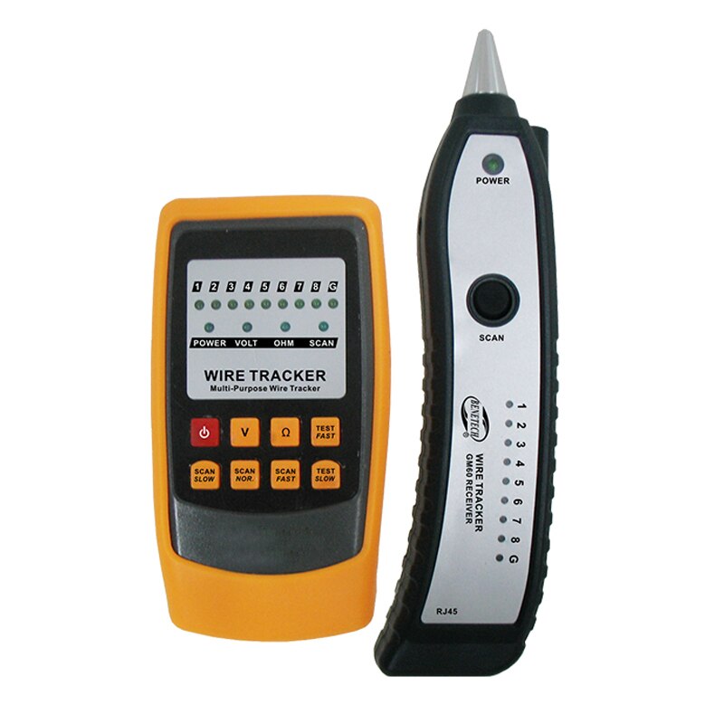 Long Distance Wire Tracker LAN Network Cable Tester Power Cable Detector Line Finder Telephone Wire Tracker Tracer Diagnose Tone