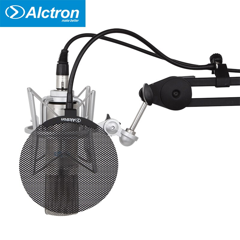 Alctron ma019B Nuovo schermo di metallo mini filtro anti-pop per i Microfoni