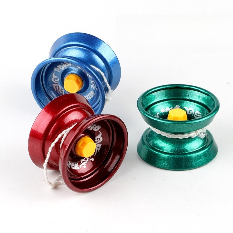 Aluminum Alloy Yoyo Ball for Beginners Adults Kids Competitive Trick Yoyo with Bearing String Accessories Toy