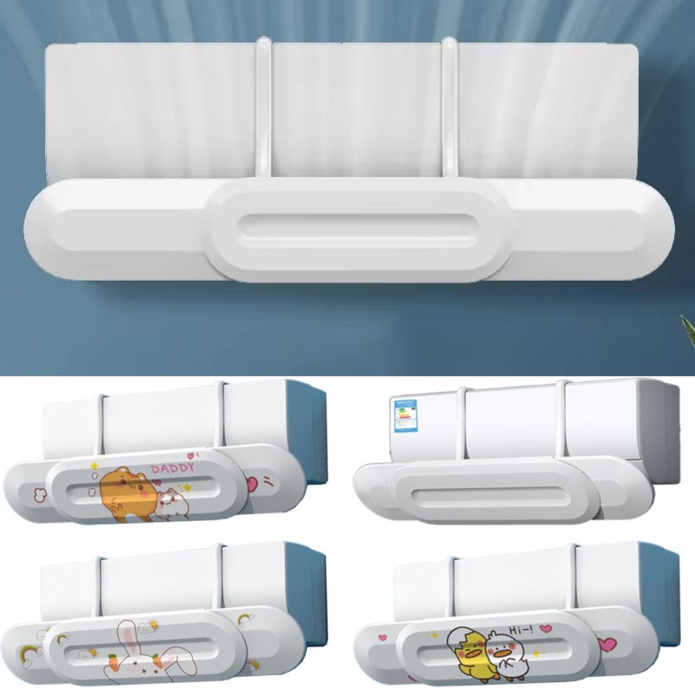 Wall-Mounted Air Conditioning Wind Shield Anti Direct Blowing Retractable Cold Air Guide Cover Adjustable Windproof