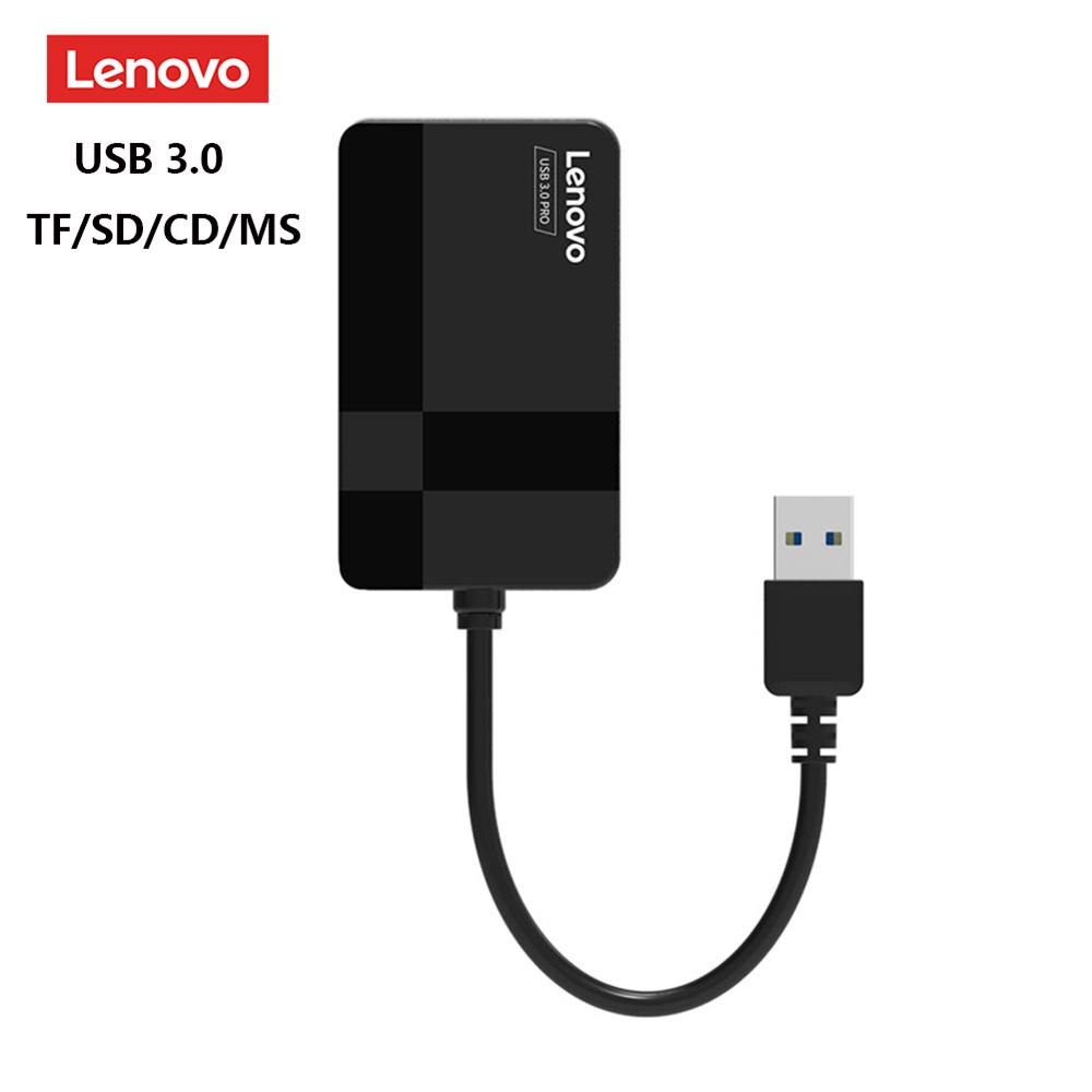 For Lenovo D302/D303 USB 3.0 Digital Card Reader 4 in 1 Multifunction TF CF MS SD Secure Memory Card Reader for PC Laptop