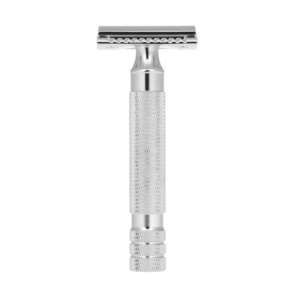 Shaving Razors Double Edge Handled Safety Traditional Wet Shaving Razor Stainless Alloy Chrome Plating Hair Removal Tools
