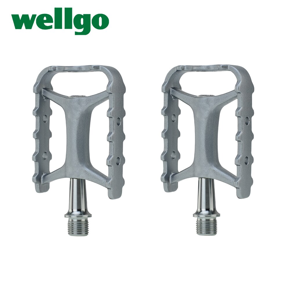 Wellgo M111 Non-Quick Quick Release Ultralight Aluminium Mtb Road Opvouwbare Fiets Pedalen Fietsen Lager Fiets Pedalen: M111 Grey