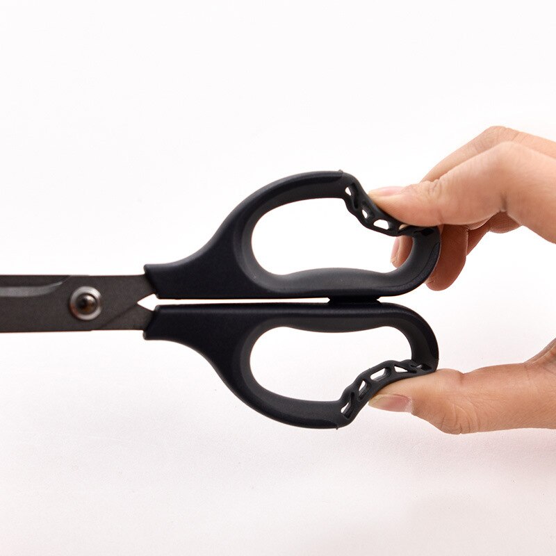 Teflon stainless steel scissors, honeycomb soft glue, anti stick and rust, office and home scissors, solid and durable alloy