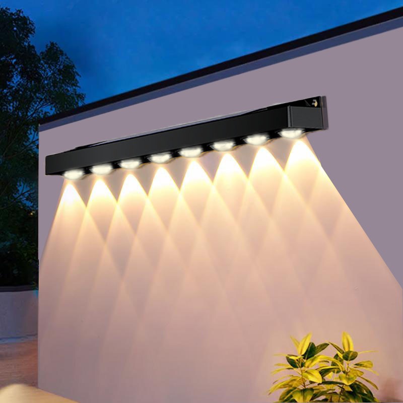 4/8LED wandlamp op zonne-energie Tuinlamp Buiten Waterdicht Balkon Traphek Sfeervolle decoratieve verlichting