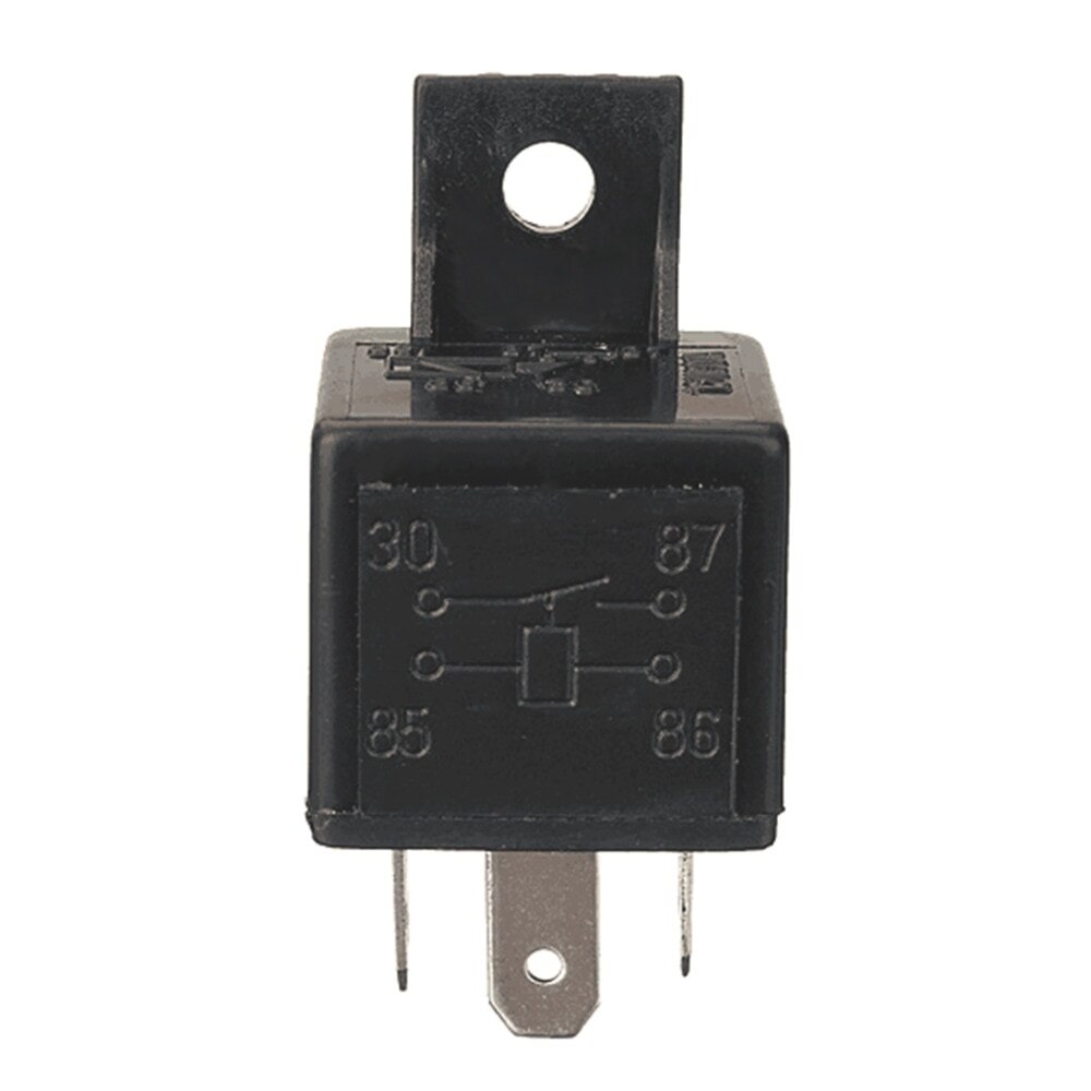 Auto Relay Universal 4 Pin 12V 30A Build-in Fuse Socket Car Relay for Electric fuel pumps/Electric water Pumps/Headlight etc