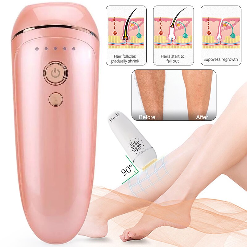 Épilateur électrique laser IPL pour femmes, épilation permanente, jambes, mains, aisselles, maison, Bikini