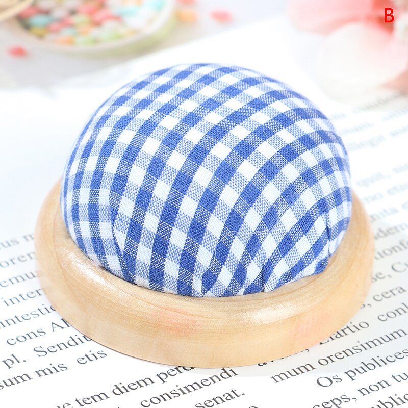 Ball Shaped Pumpkin Shape Sewing Pin cushion Cotton Fabric Button Wrist Strap for Cross Stitch Sewing Safety Pin Cushion Accesso: 19