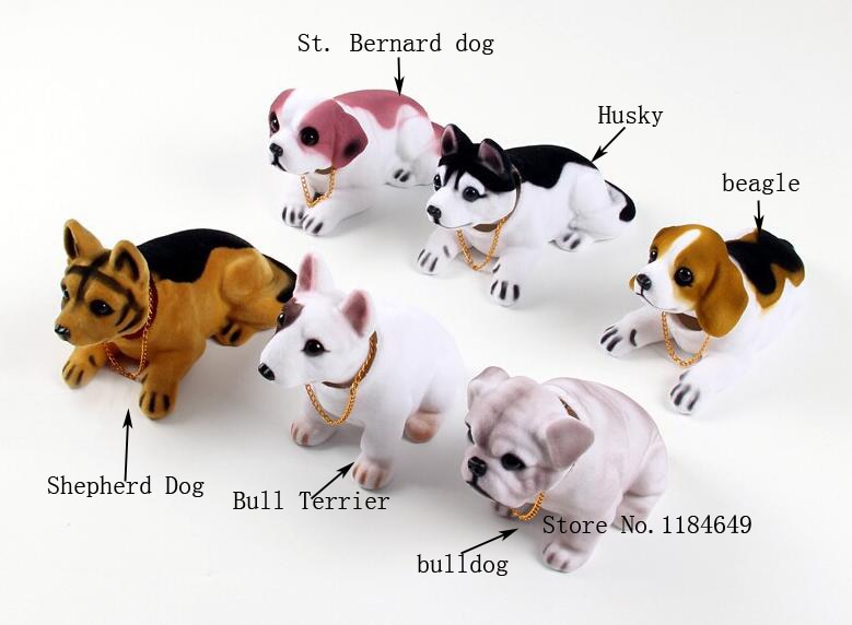 Auto Styling Neue Nette Bobblehead Hund Puppe Auto Wackelhund Schüttelt Seine Kopf Schütteln Hund Für Auto Dekoration Innenausstattung