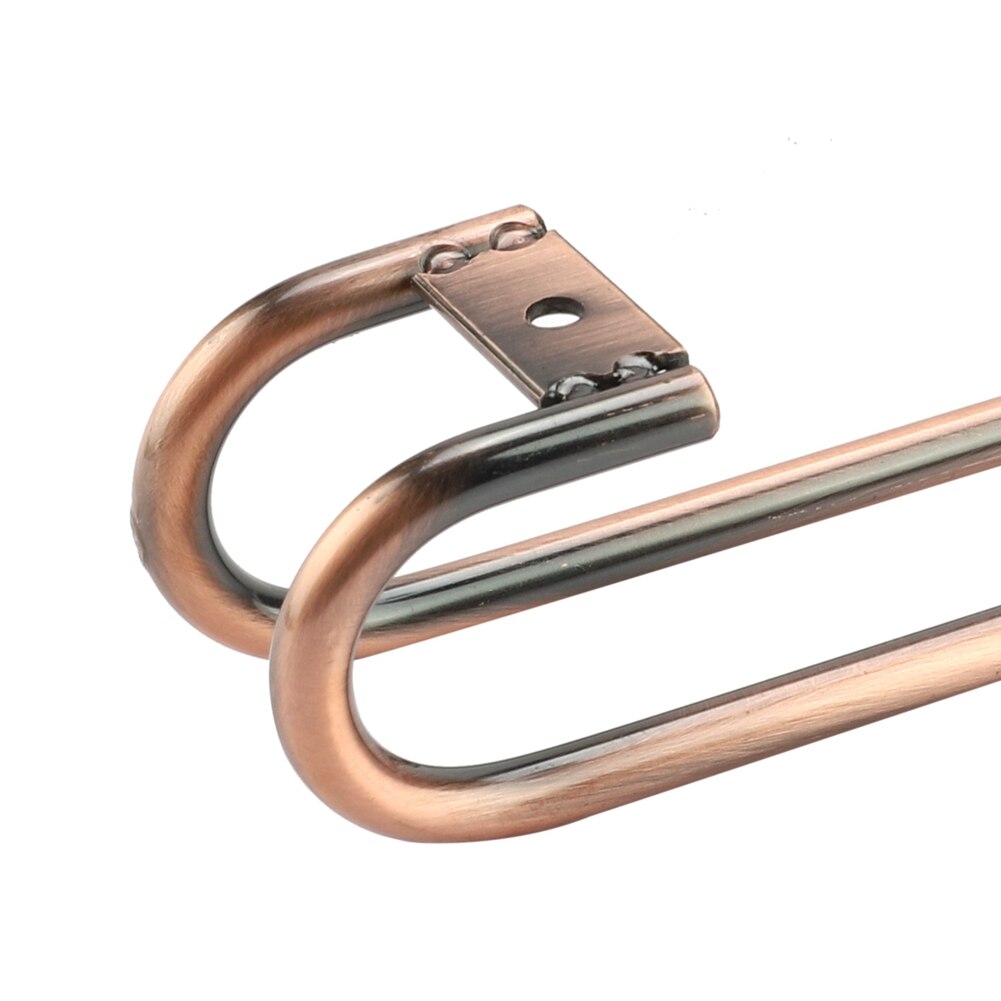 Ijzeren Muur Mount Enkele Rij Wijn Glas Opknoping Houder Beker Glaswerk Organizer Rack