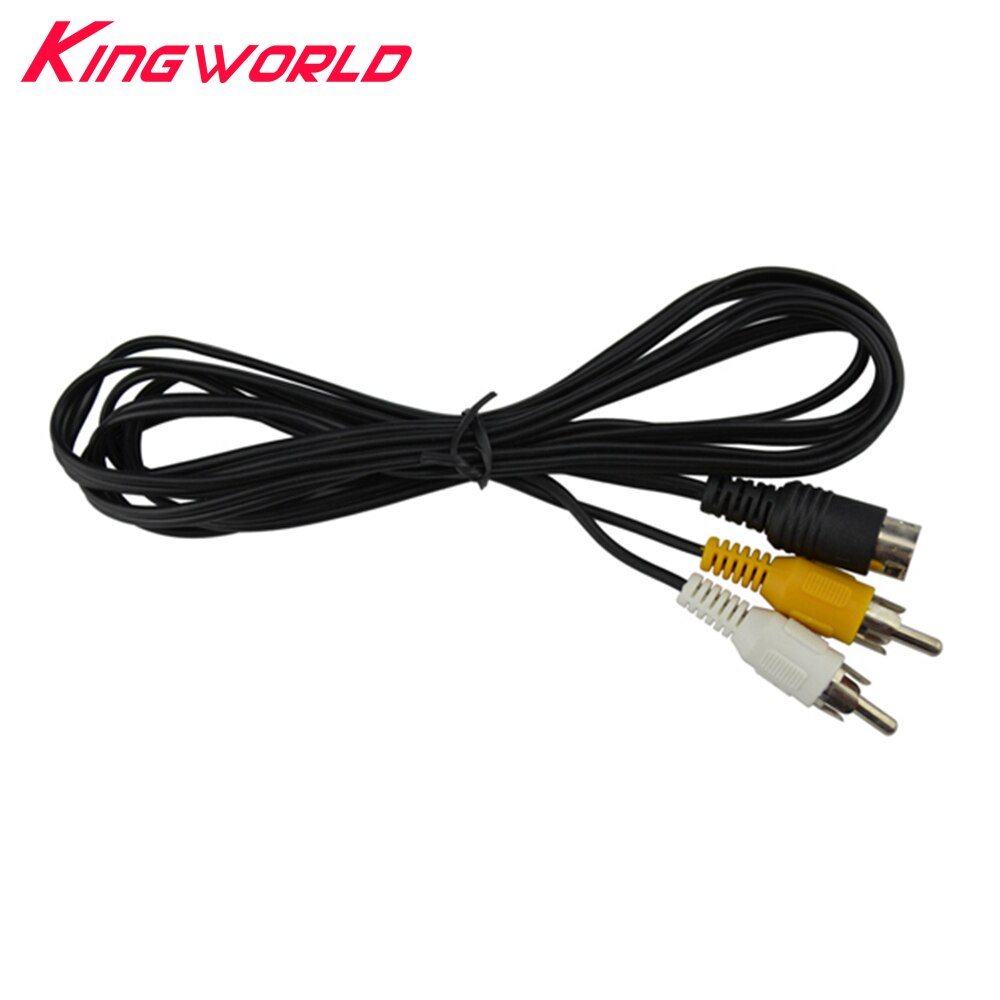 Cable AV de de 3 pines para SEGA Mega Drive 2, Cable RCA para SEGA Genesis 2, 10 Uds.