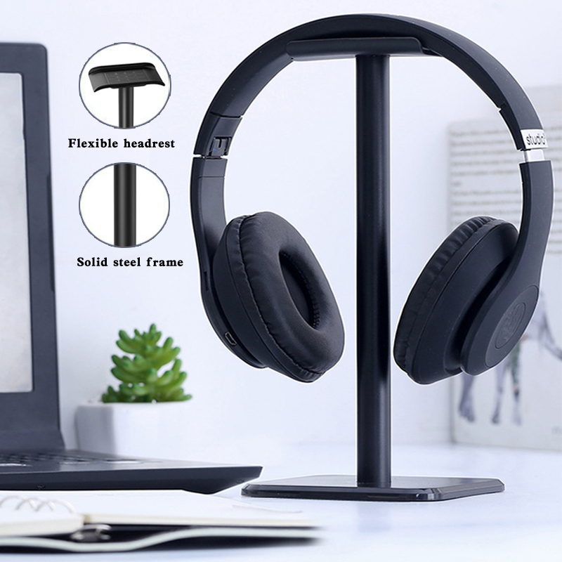 Headsets Stand Headphones Table Holder Classic Earphone Stand With Aluminum Support Bar Headrest Desk Holder Stand