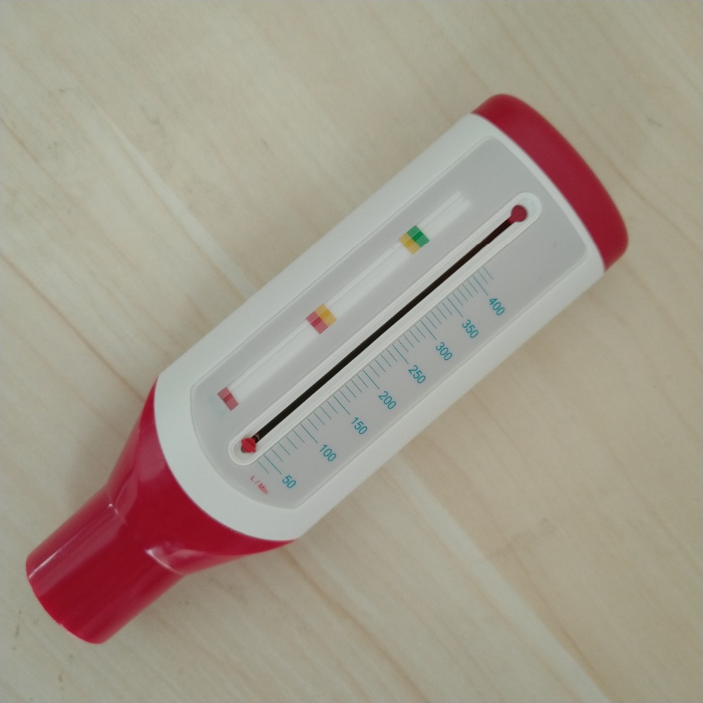 Bærbar pef voksen / børn spirometer peak speed meter ekspiratorisk peak flow meter til overvågning af lungeåndedræt funktion