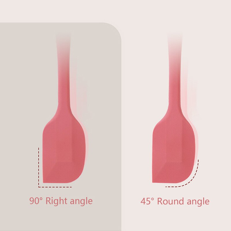 Silicone Spatula Pastry Cake Scraper Butter Spreader Kitchen Cooking Baking Accessories Heat-Resistant Utensils Tools Food Grade