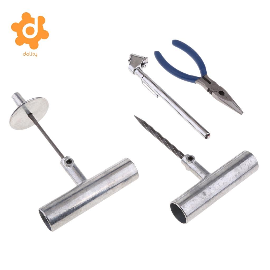 Tire Repair Kit Tools Heavy Duty 67pc Set For Motorcycle ATV Jeep Truck