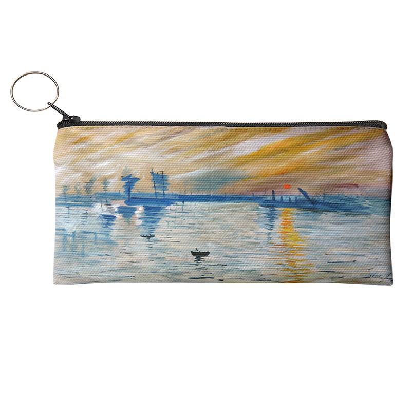 Lieferwagen Gogh Ölgemälde Geldbörse Mini retro Tägliche Lagerung Tasche Tragbaren Brieftasche Lippenstift Schlüssel Bleistift fallen Frauen Leinwand machen-hoch tasche: Stil7