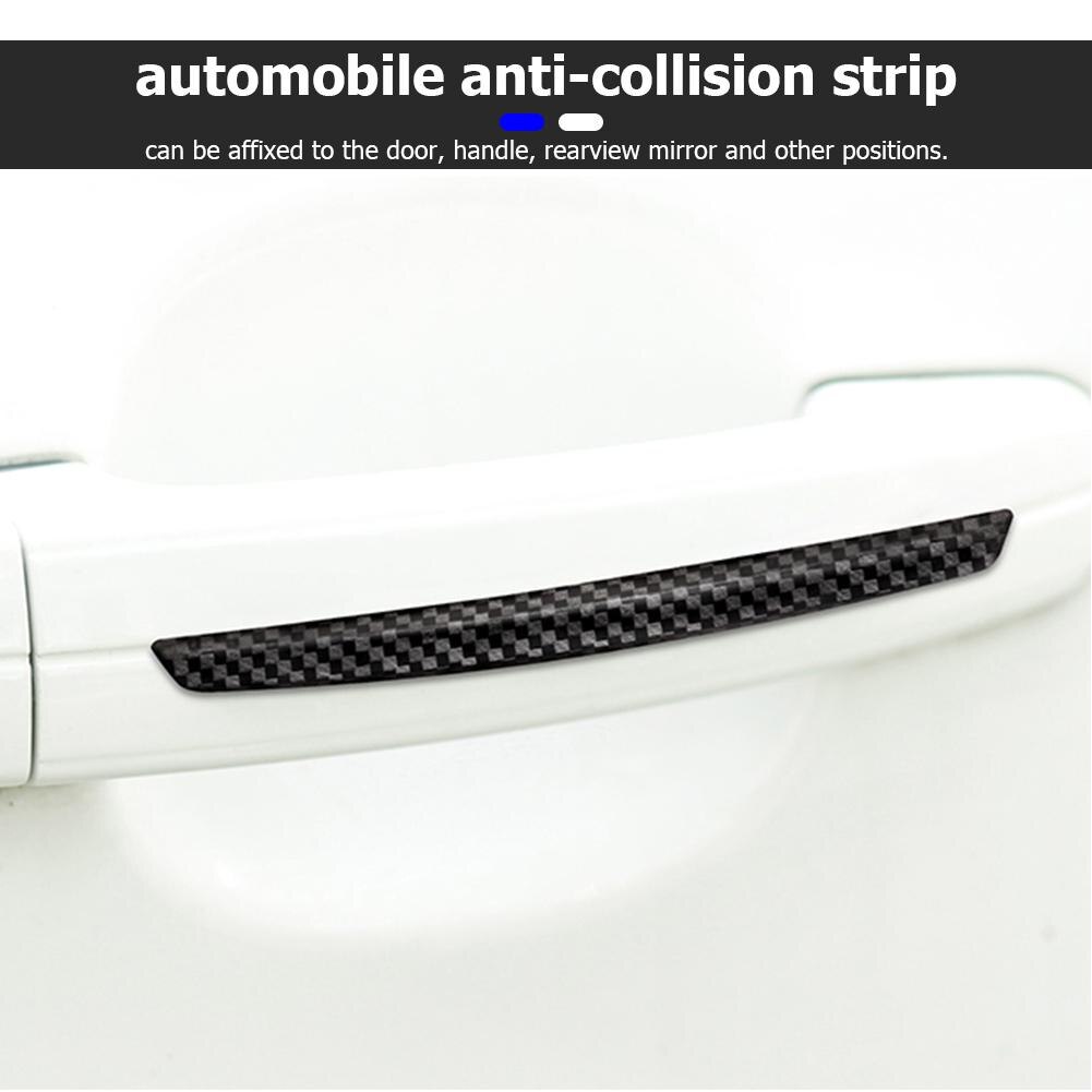 4 Stuks Duurzaam Auto Anti-Collision Strips Hit Kleur Autodeur Edge Anti-Collision Strips Anti-Kras stickers Protector Guard