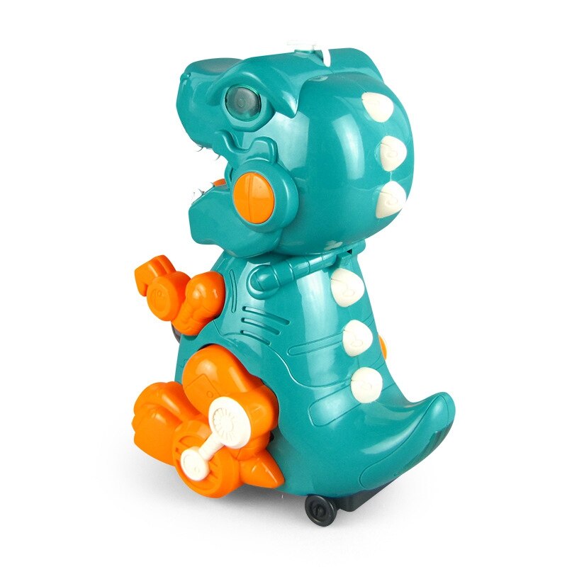 Bubble Machine Dinosaurus Bubble Blower Lopen & Verblijf Nog Twee Instellingen Muziek & Licht Bump Functie Peuter Speelgoed Voor Kids