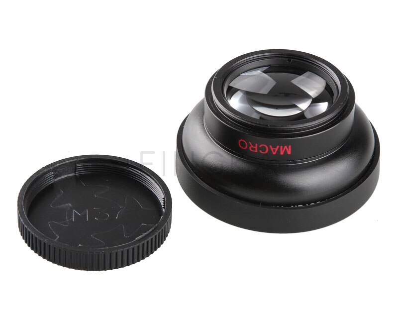 0.45X Super Groothoek Lens + 12.5X Macro Camera Lens 37mm Draad Mount
