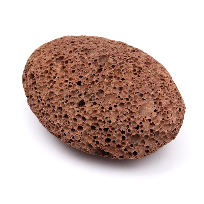 Cepillo de masaje con almohadilla de paleta Natural, piedra pómez de Lava, elimina la piel muerta, spa de masajes para pies M02267