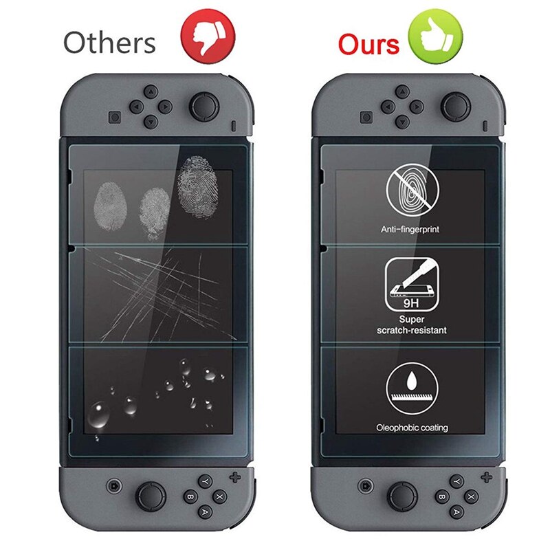 Gehard Glas Screen Protector Voor Nintendo Schakelaar, Anti-Kras Hd Clear Plexiglas Scherm Beschermende Voor Nintendo Switch Game