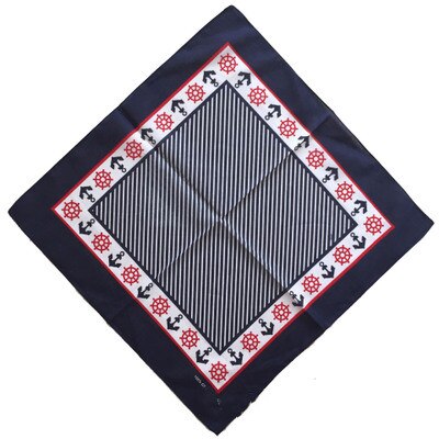 100% Katoen Wit Stoomschip Punk Hip Hop Hoofddeksels Hoofddoek Bandana Foulard Halsdoek Vierkante Sjaal Voor Vrouwen/Mannen/Jongens/Meisjes: Sky Blue